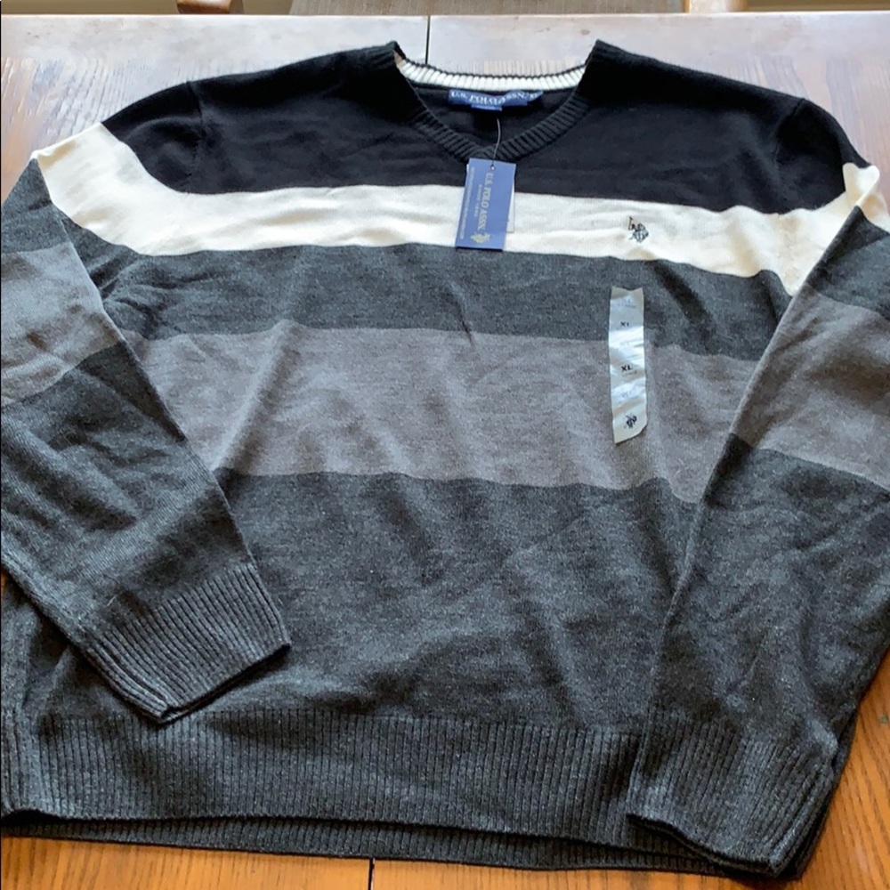 U.S. Polo Assn. Striped Sweater